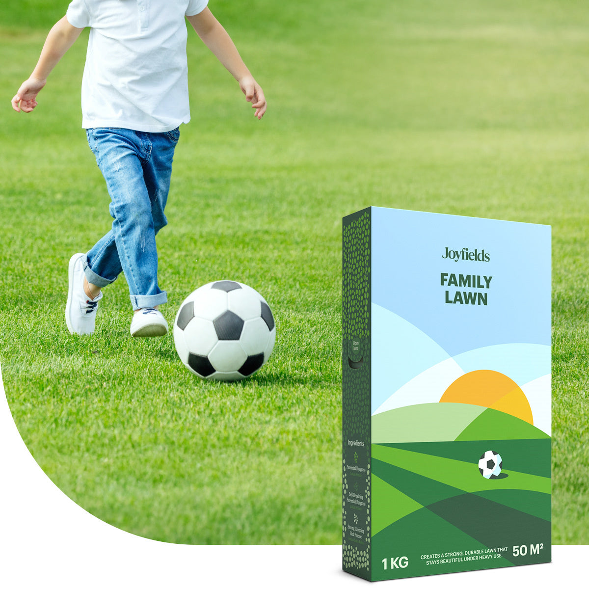 Gazon sport jeux Terra Sport 1 kg résistant au piétinement, homogénéité rapide - Florivert 1206453 - Gamm vert