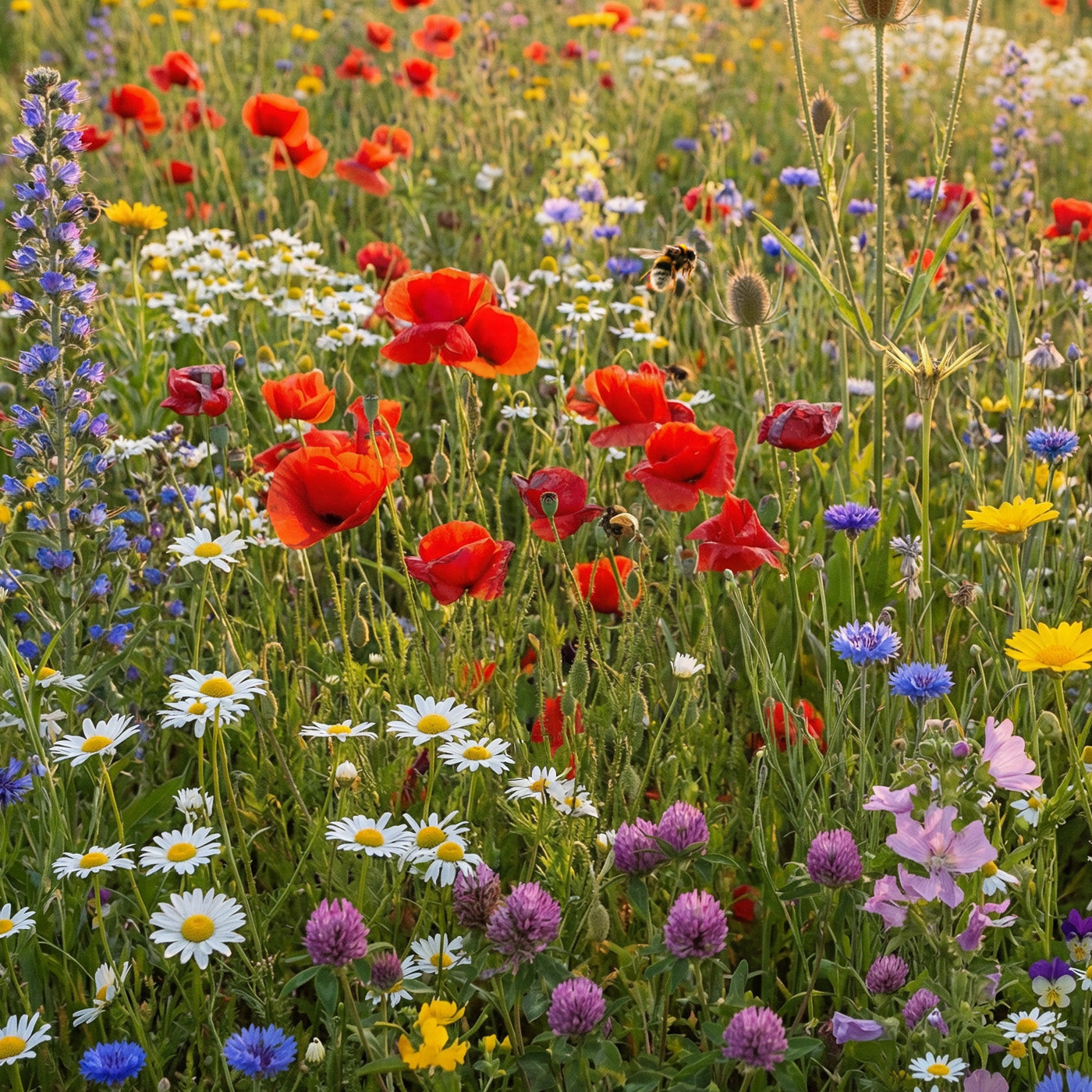 Happy Bee - Mélange de fleurs indigènes pour abeilles et bourdons