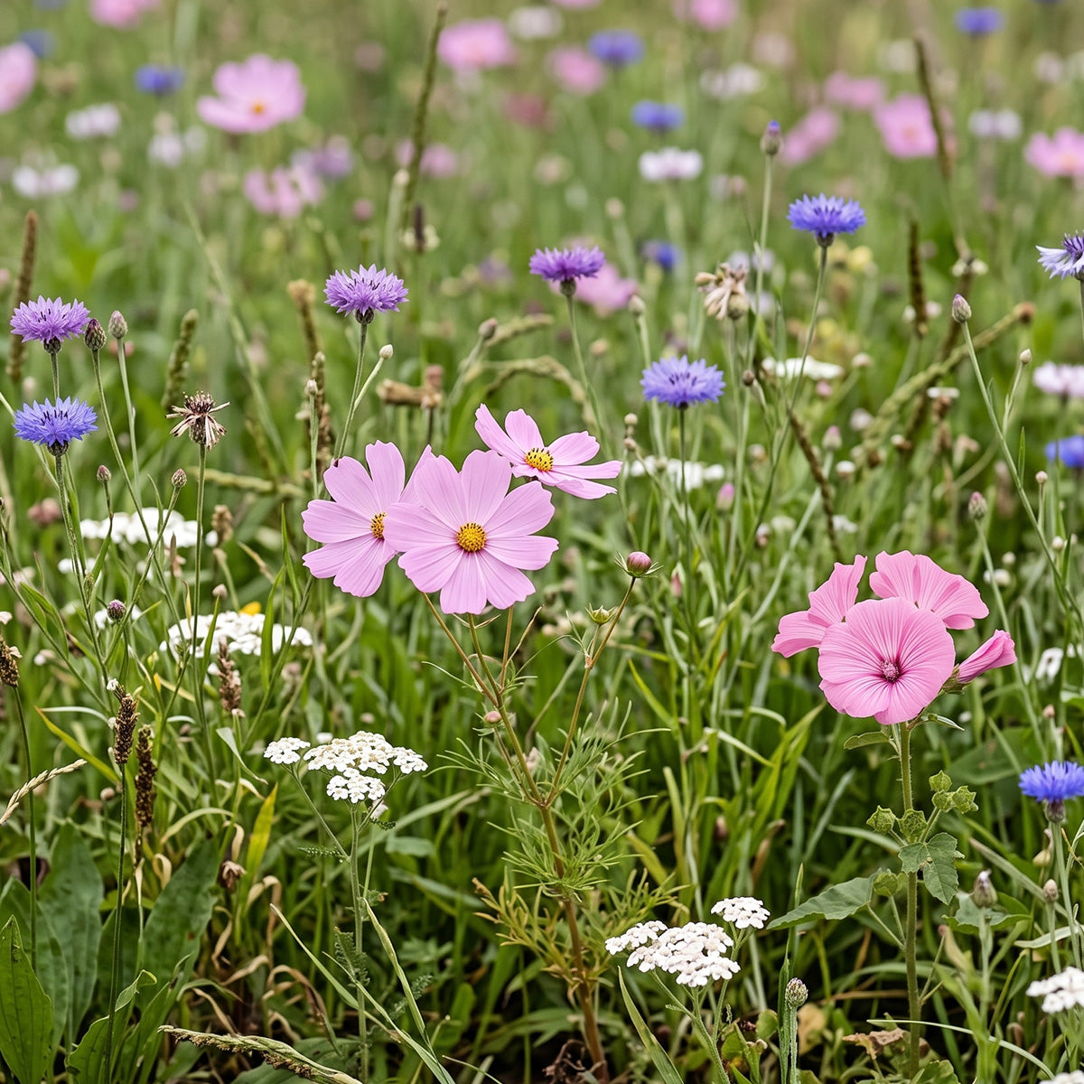 Fleurs d'été – Mélange de tons roses