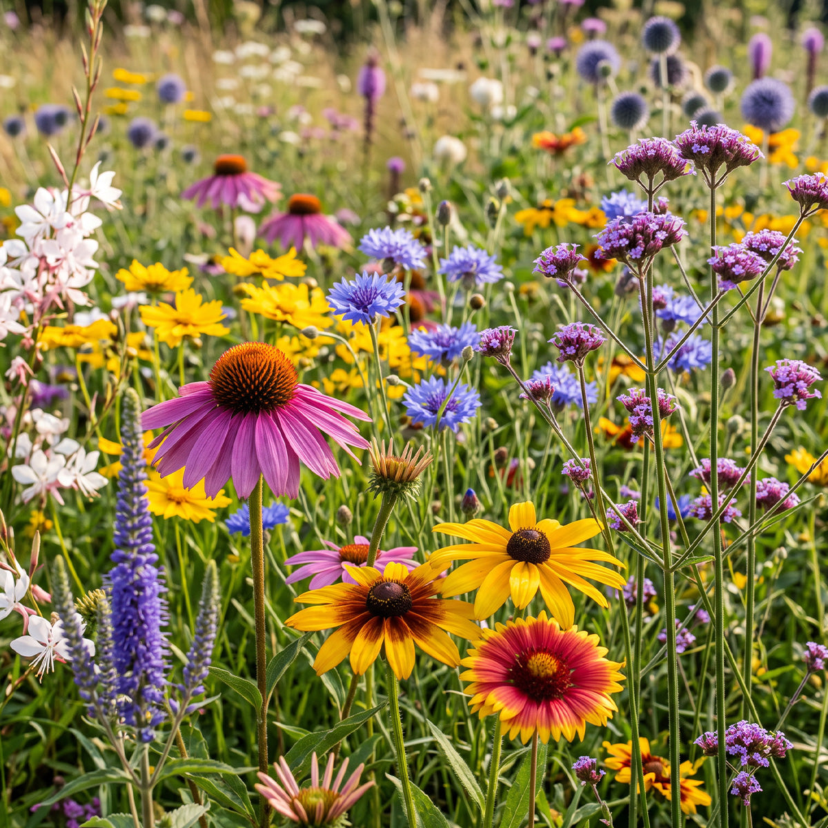 Mélange de fleurs pour jardin de prairie
