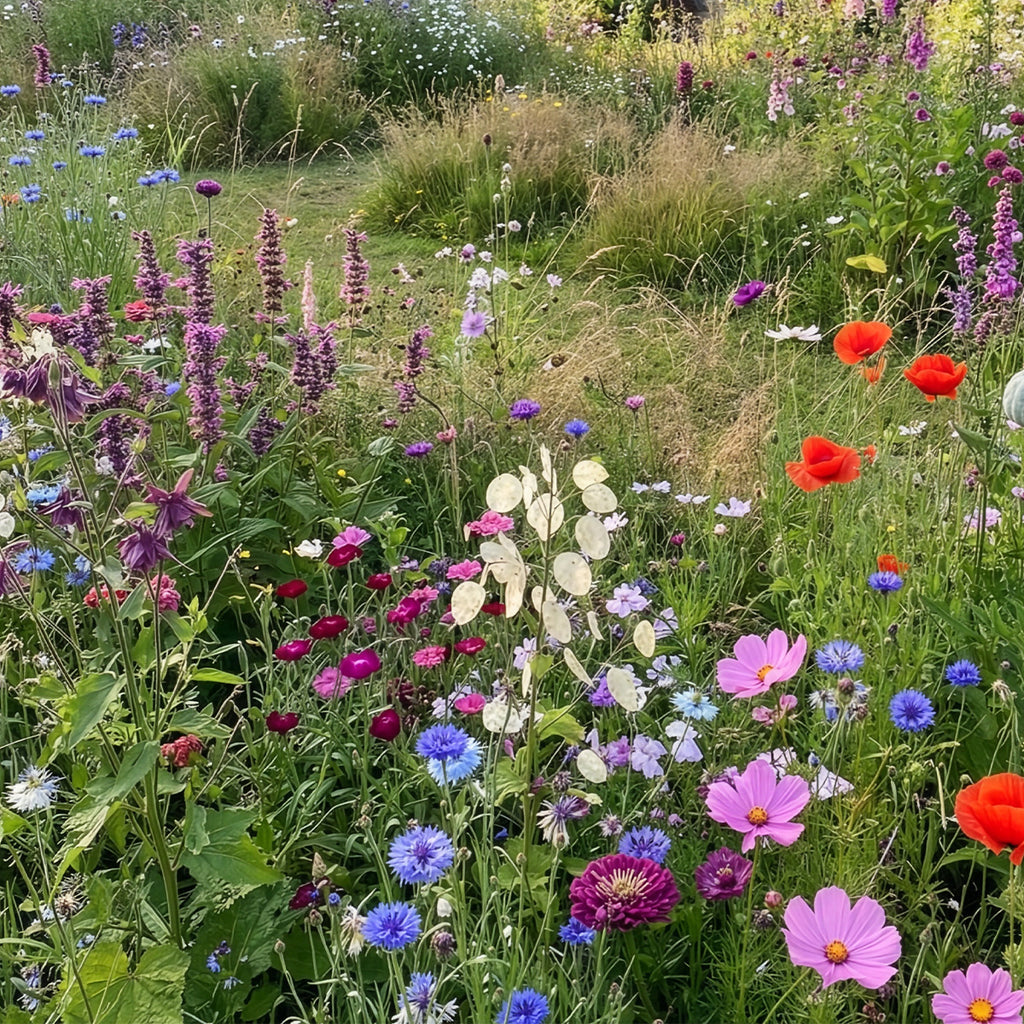 Mélange de fleurs de cottage-garden anglais