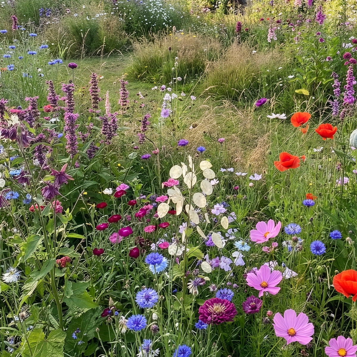 Mélange de fleurs de cottage-garden anglais