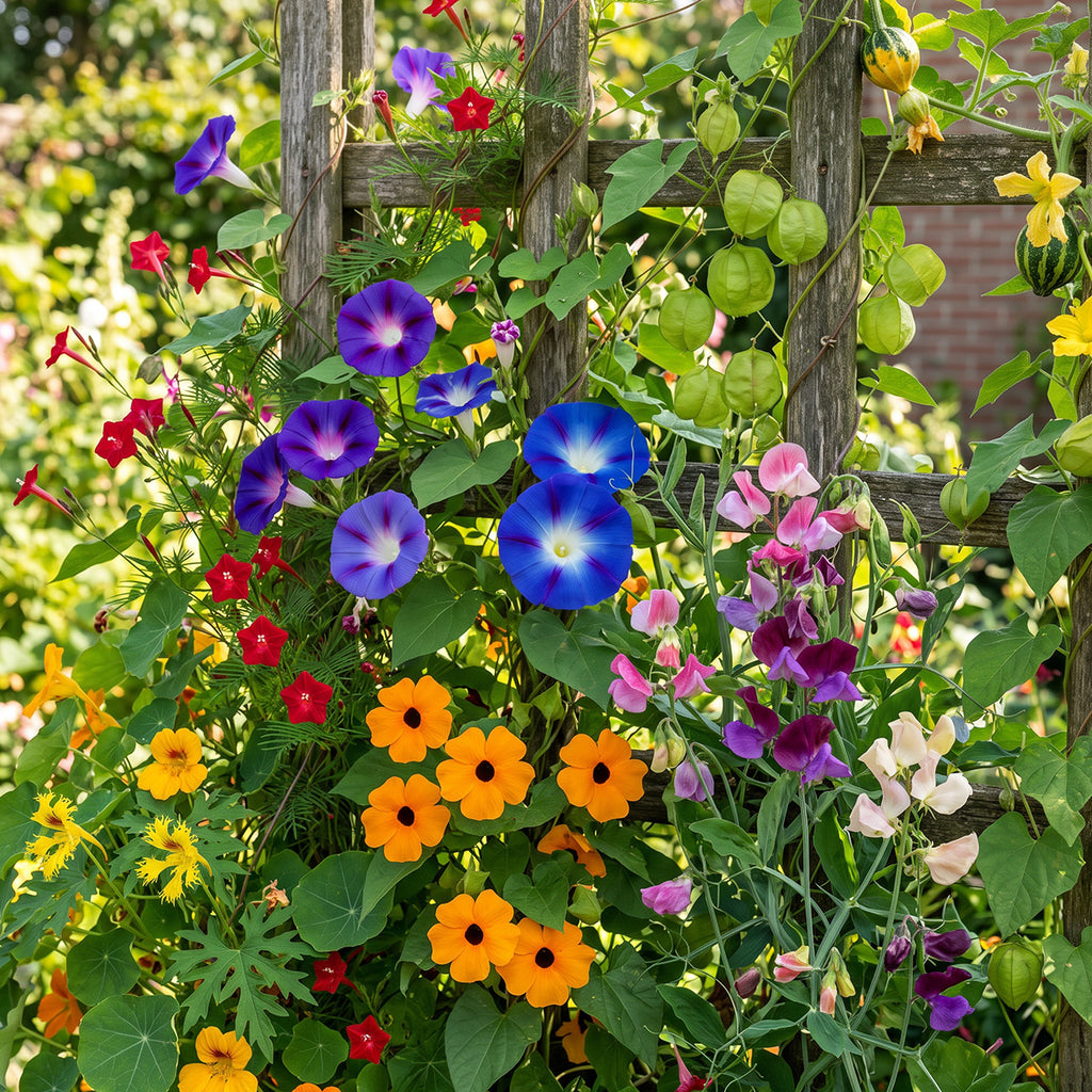 Mélange de plantes grimpantes