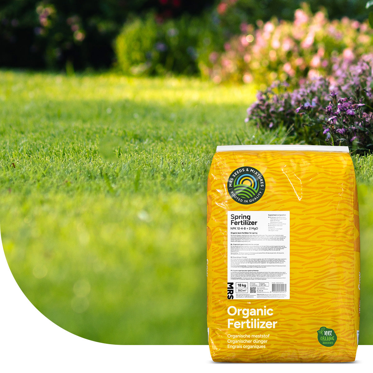 Spring - Engrais organique pour gazon printemps