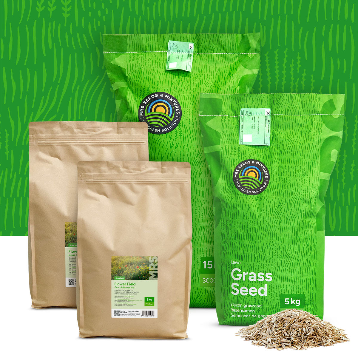 Flower Field - Semences de gazon avec fleurs