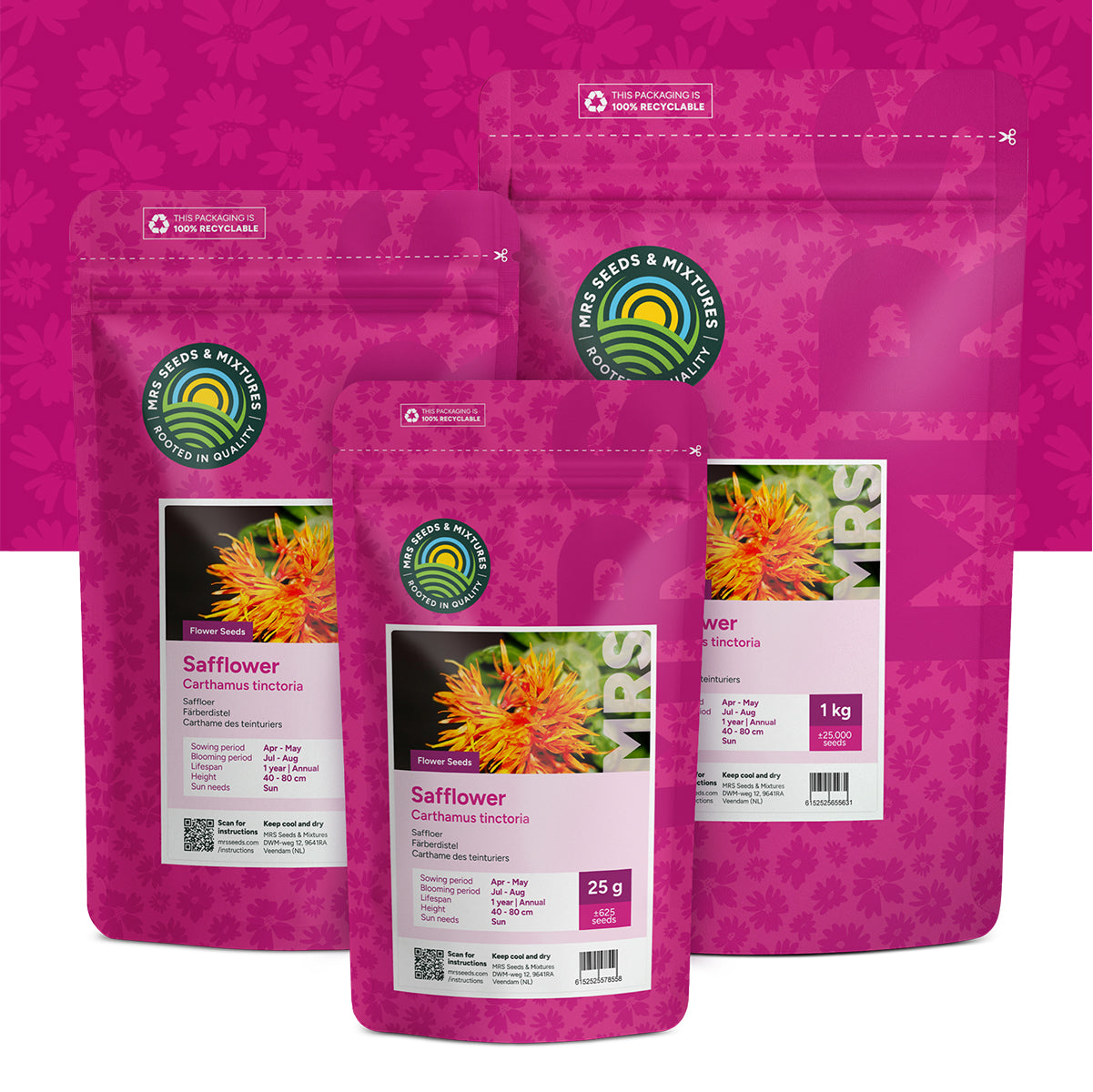Carthame des teinturiers – Carthamus tinctoria