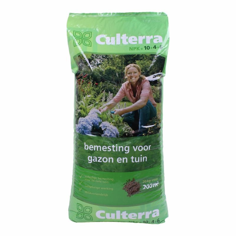 Culterra Groen 10+4+6 20KG Mestkorrel [nl]