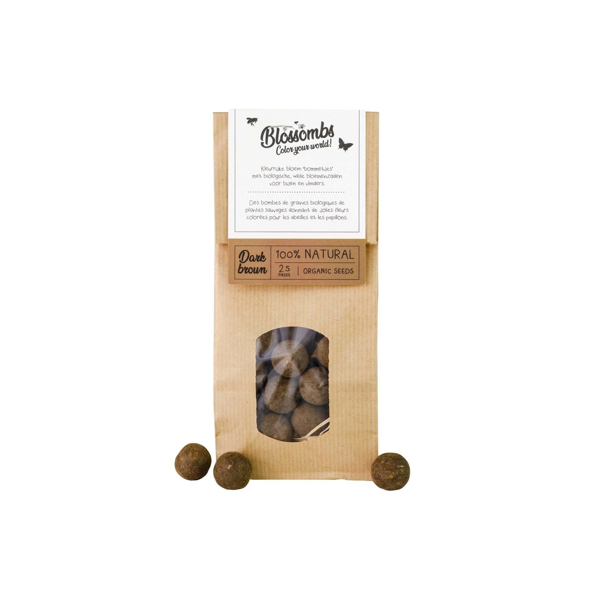 Blossombs Saatgutkugeln aus Kraftpapier - wählen Sie Ihre Farbe! [de]