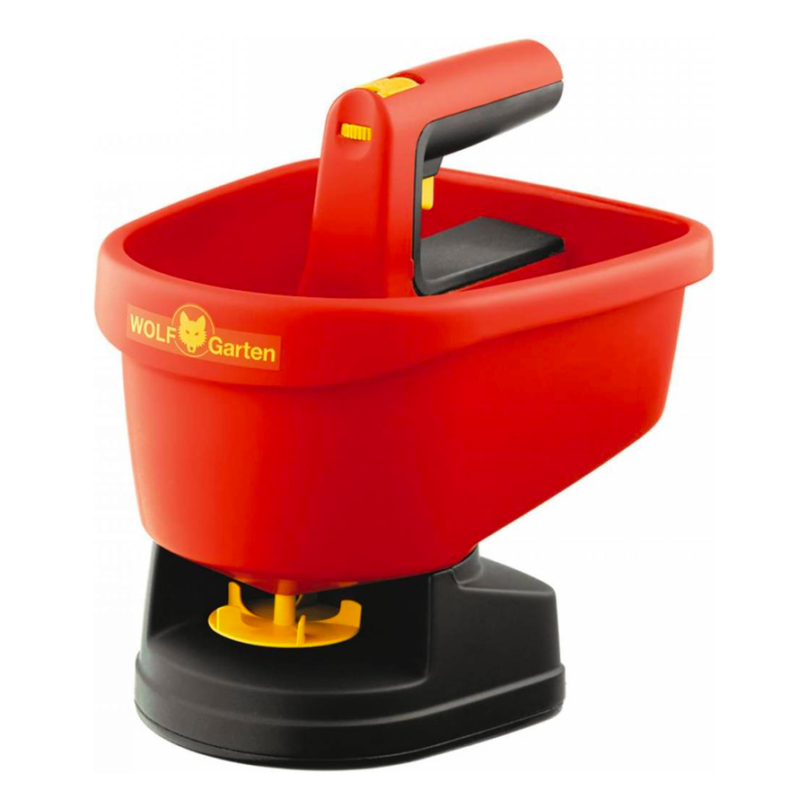 Wolf Garten WE-B Power Spreader - Epandeur à main [fr]