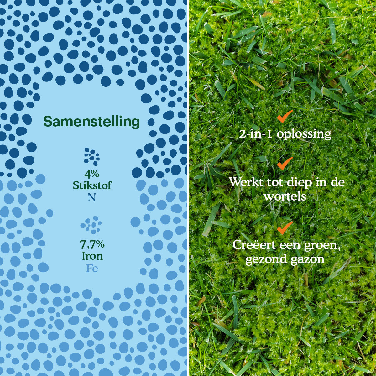 Joyfields Moss Control - Gazonmeststof + Mosdoder - 3 kg [nl]