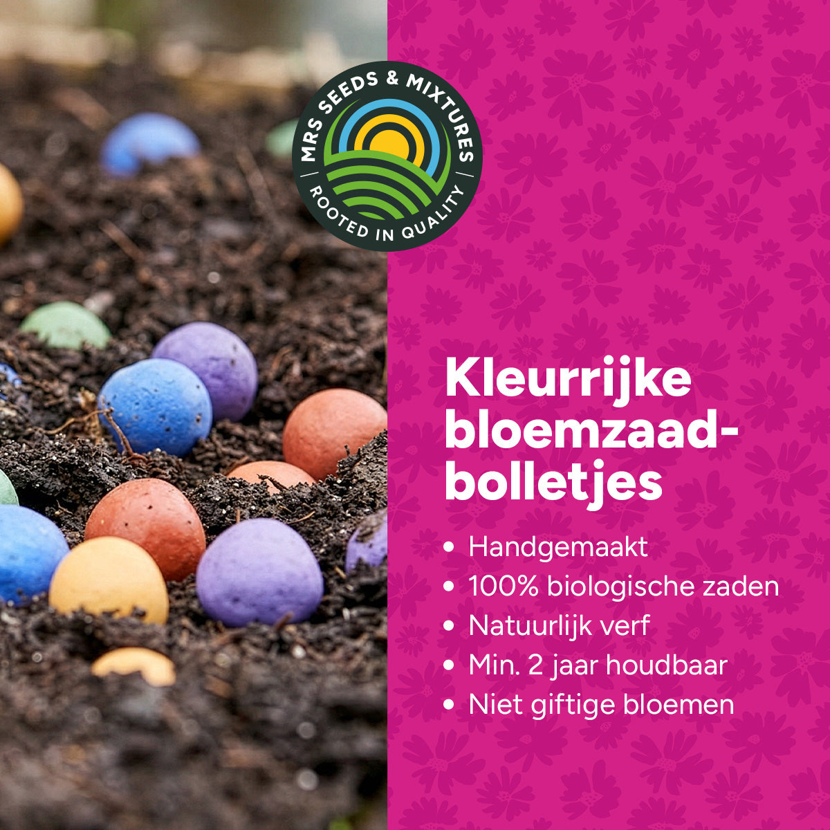 MRS Seeds & Mixtures Flower Bombs - Zaadbommen mix - Originals [nl]