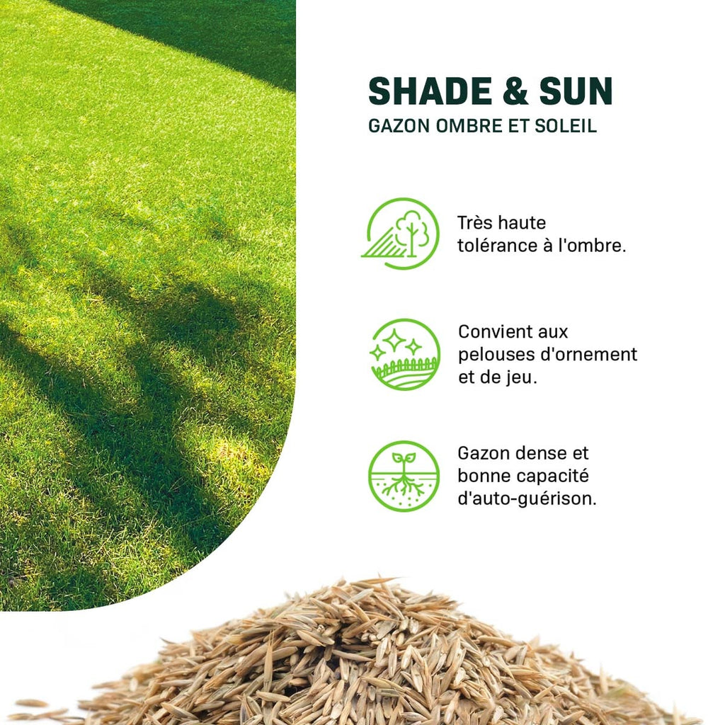 MRS Seeds & Mixtures Shade & Sun - Gazon Ombre et Soleil [fr]